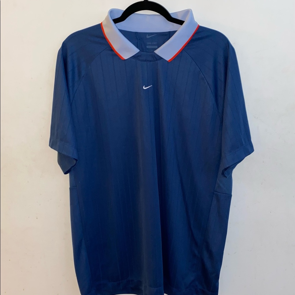 Mens Nike FC Soccer Jersey Shirt Blue